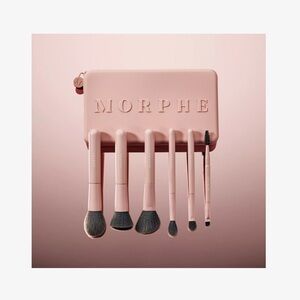 Morphe Pink Brush Set with Case for Flawless Makeup